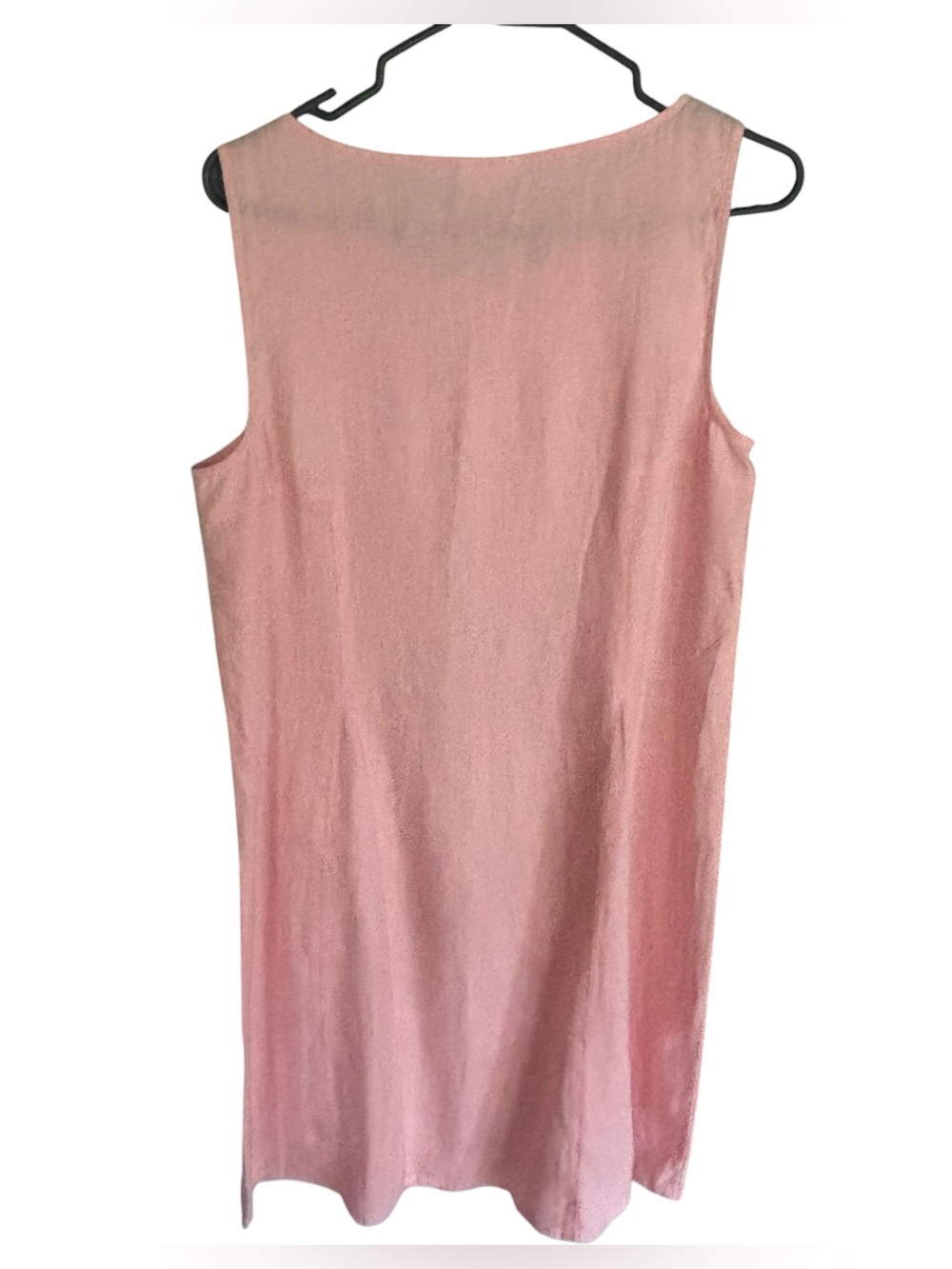 J. Jill Love Linen Light Pink Sleeveless Shift Dress Summer Vacation Size Small - Picture 2 of 11